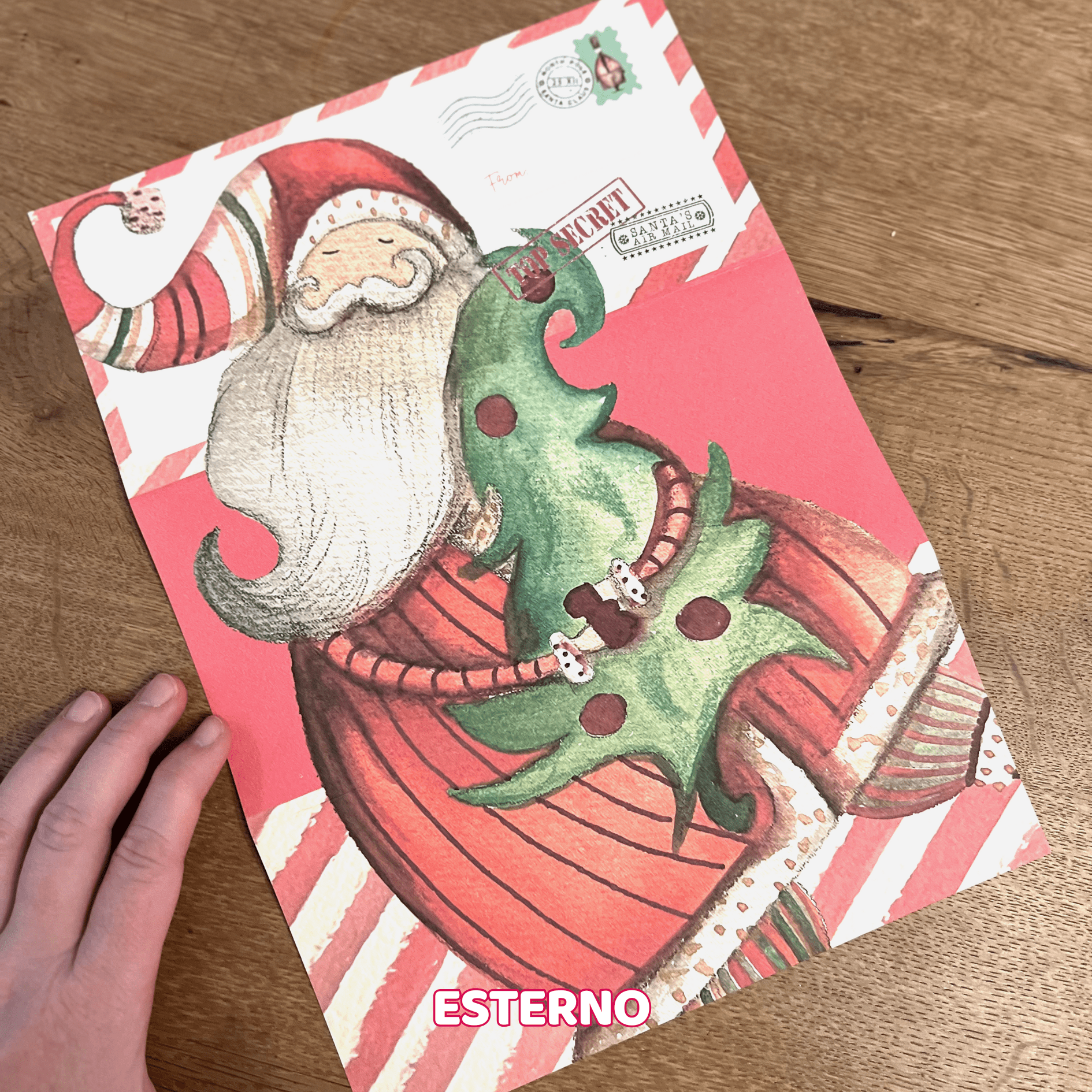 Lettera di Babbo Natale 2024 | DOWNLOAD ISTANTANEO - Peekaboo