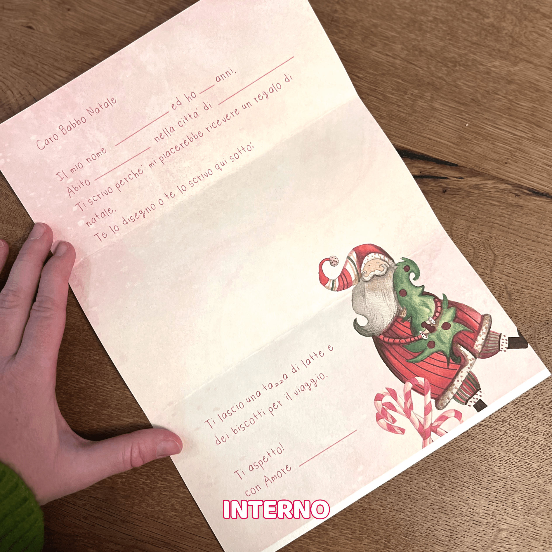 Lettera di Babbo Natale 2024 | DOWNLOAD ISTANTANEO - Peekaboo