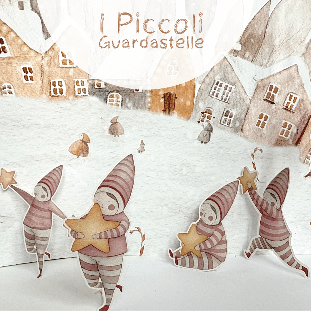 CHIUDIPACCO, i piccoli Guardastelle| disegnato a mano| natale2025 - Peekaboo