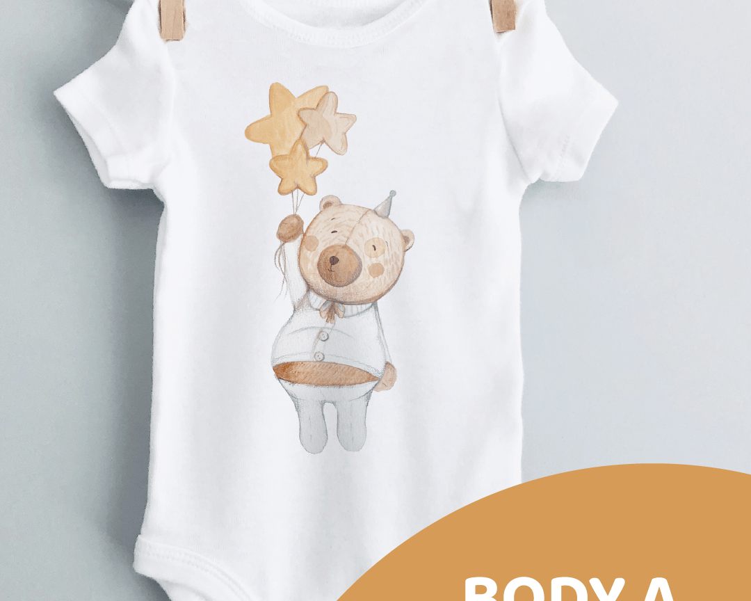 teddy bear| body baby | Regalo perfetto per un occasione speciale - Peekaboo