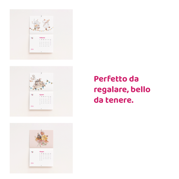 Calendario 2026 | Regalo perfetto per Natale - Peekaboo