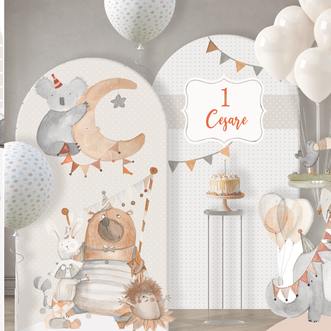 ANIMAL PARTY triplo da terra | Decorazione festa di compleanno | Party planner - Peekaboo
