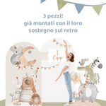 ANIMAL PARTY triplo da terra | Decorazione festa di compleanno | Party planner - Peekaboo