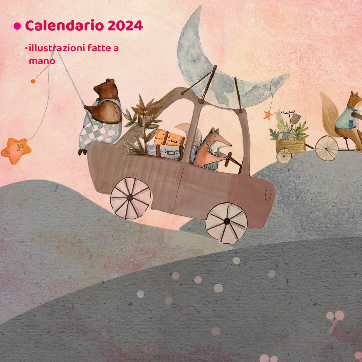 Calendario 2024 | Un anno insieme | Dimensione 30x42cm - Peekaboo