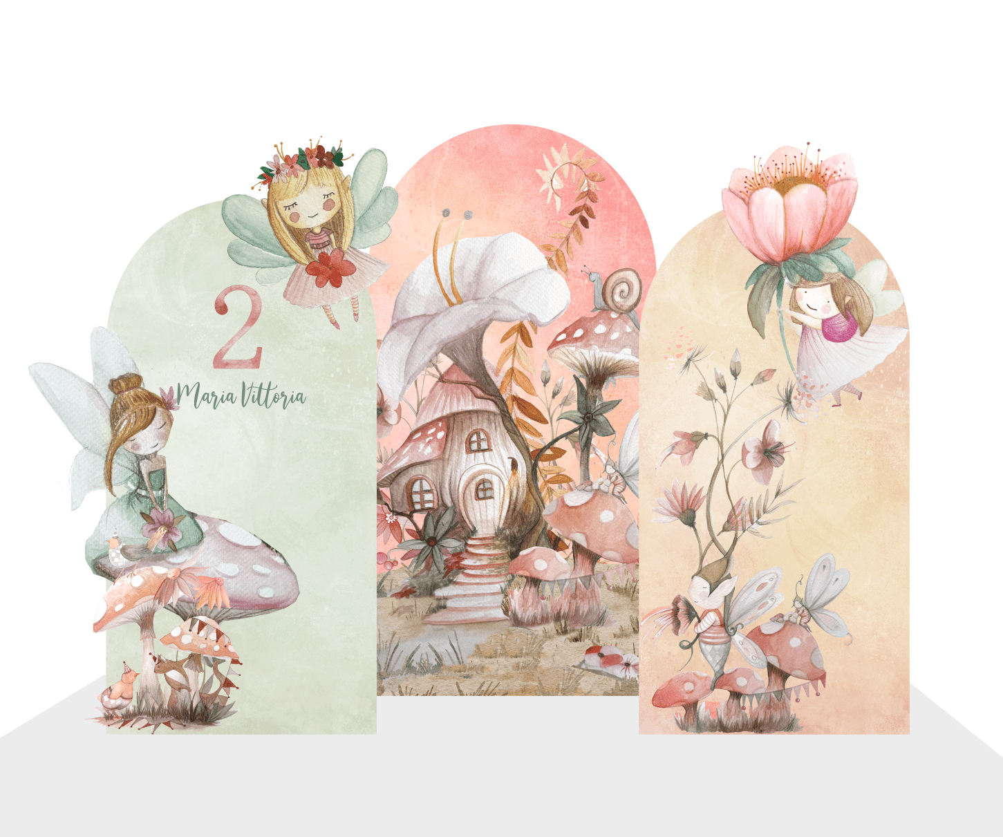 FAIRY PARTY triplo da terra | Decorazione festa di compleanno | Party planner - Peekaboo