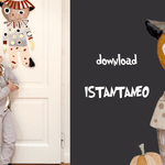 Halloween Printables _GINO ZUCCOTTO _FUORI PORTA_ disegnato a mano - Peekaboo