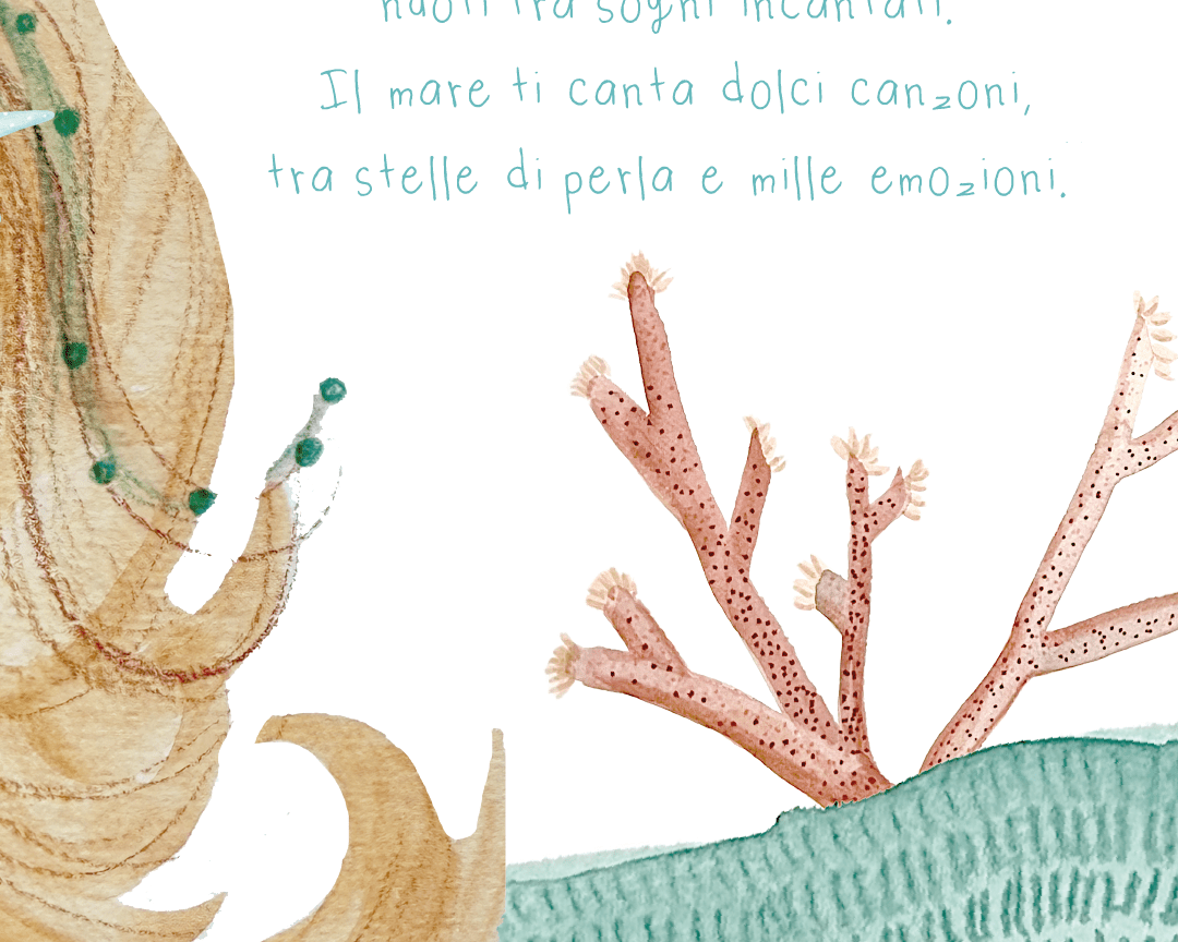 SIRENETTA UNDER THE SEA PARTY sagoma| Addobbi per compleanno o Battesimo - Peekaboo
