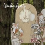 WOODLAND PARTY triplo da terra | Decorazione festa di compleanno | Party planner - Peekaboo
