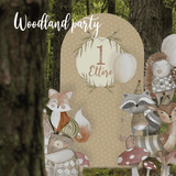 WOODLAND PARTY triplo da terra | Decorazione festa di compleanno | Party planner - Peekaboo