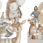WOODLAND PARTY triplo da terra | Decorazione festa di compleanno | Party planner - Peekaboo