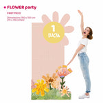 FLOWER PARTY doppio da terra | Decori compleanno bimba - Peekaboo