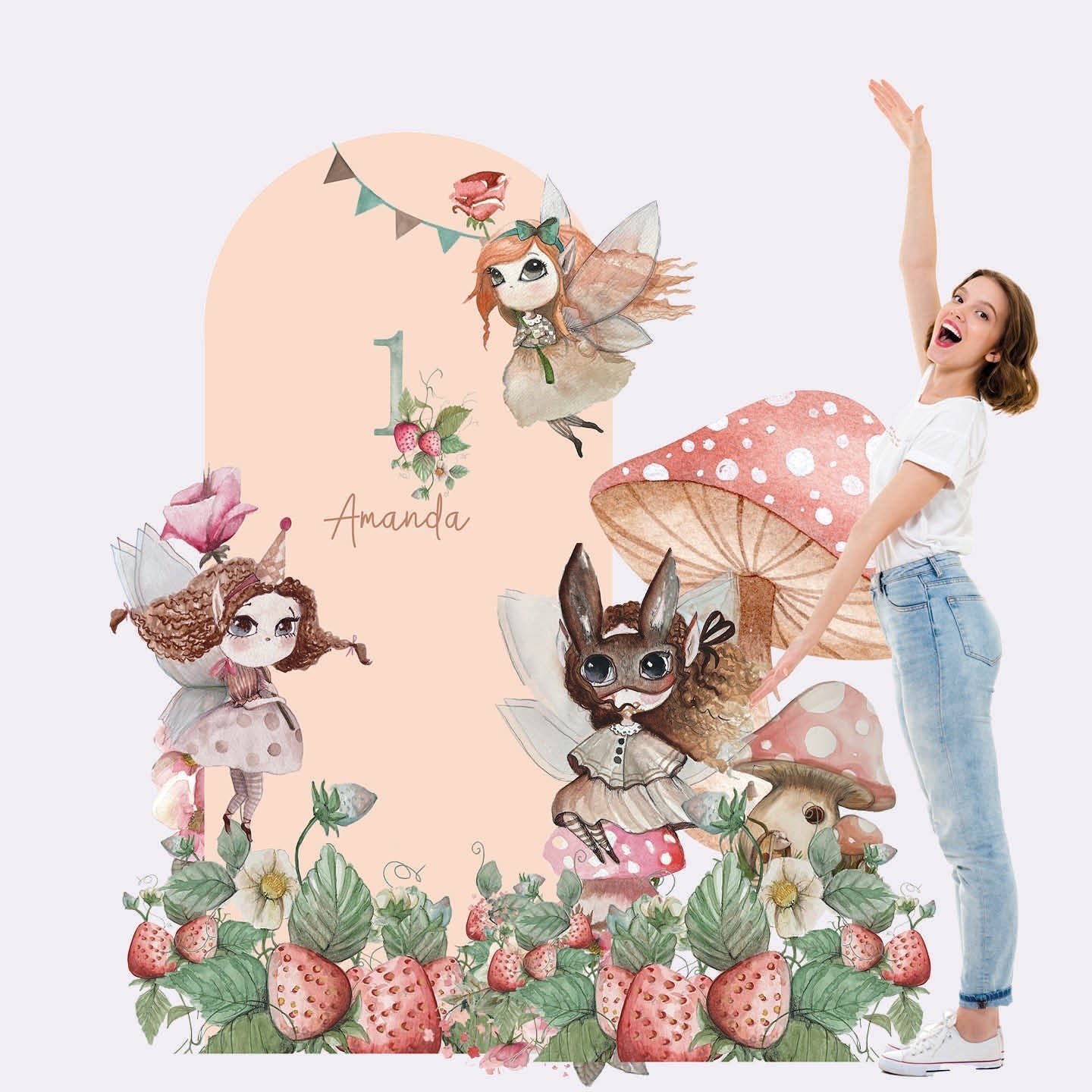 FAIRY PARTY doppio da terra | Decorazione festa di compleanno | Party planner - Peekaboo