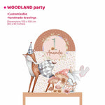 WOODLAND PARTY da appoggio | Decori per compleanno o Battesimo - Peekaboo