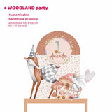 WOODLAND PARTY da appoggio | Decori per compleanno o Battesimo - Peekaboo