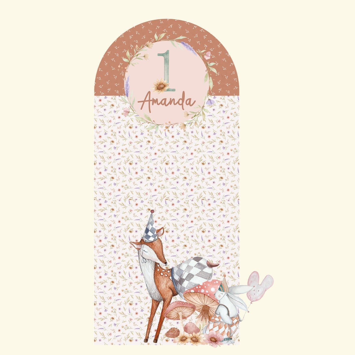 WOODLAND PARTY da terra | Decorazione festa di compleanno o Battesimo - Peekaboo