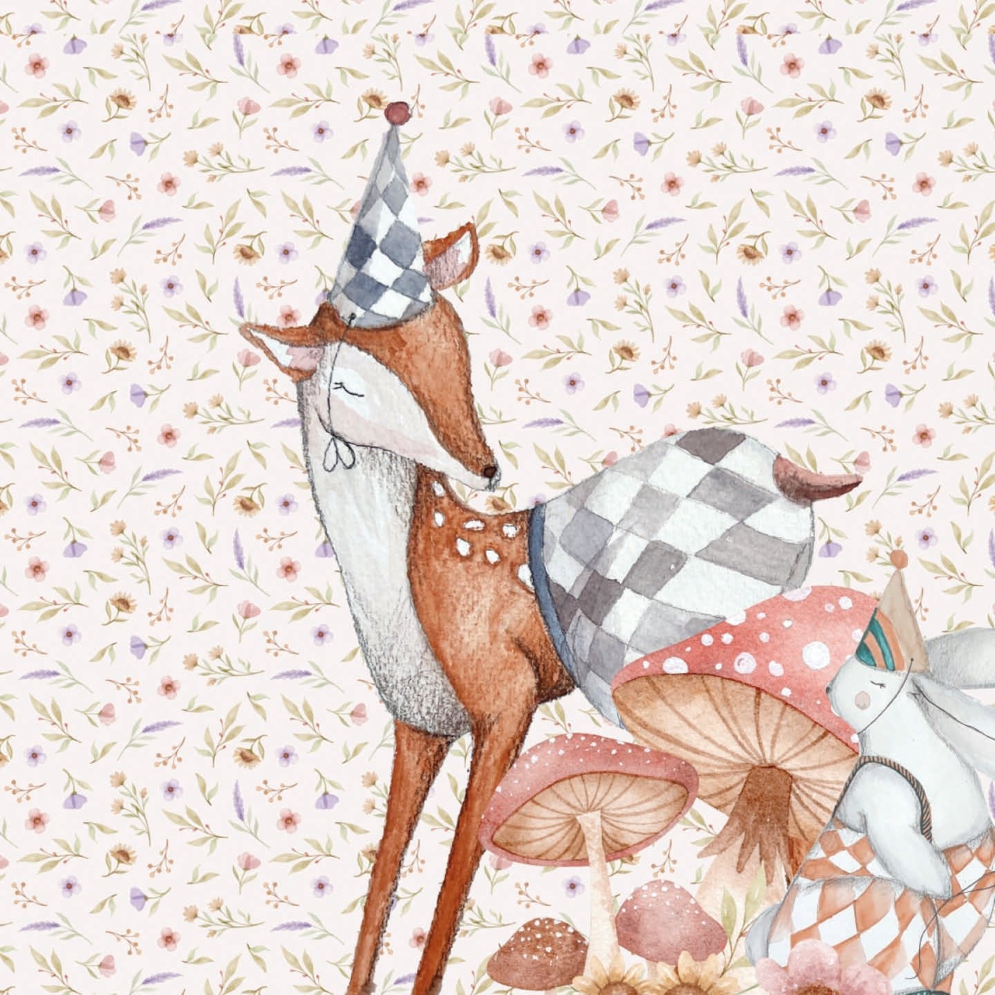 WOODLAND PARTY da terra | Decorazione festa di compleanno o Battesimo - Peekaboo