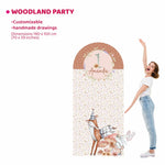 WOODLAND PARTY da terra | Decorazione festa di compleanno o Battesimo - Peekaboo