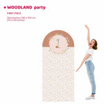 WOODLAND PARTY doppio da terra | Decorazione festa di compleanno o Battesimo - Peekaboo