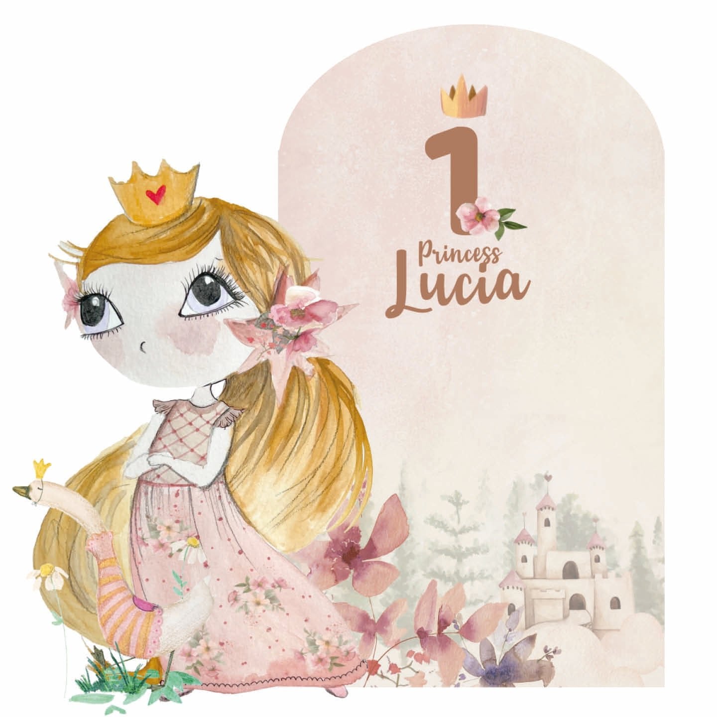 PRINCESS PARTY da appoggio | Festa a tema | Backdrop compleanno - Peekaboo