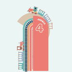 TRAIN PARTY da terra | Decorazione festa di compleanno | Sfondi per compleanno - Peekaboo