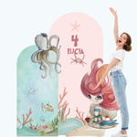 UNDER THE SEA PARTY doppio da terra | Festa a tema | Backdrop compleanno - Peekaboo