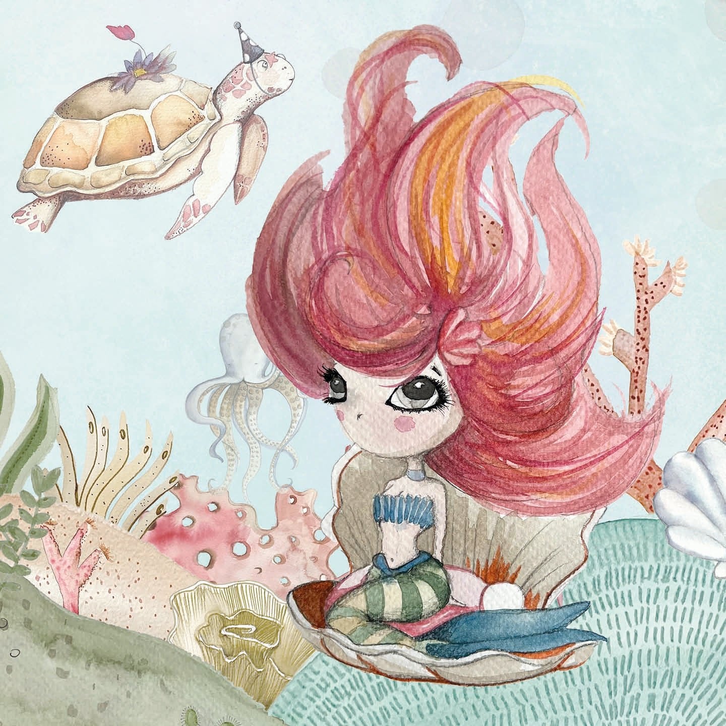 UNDER THE SEA PARTY doppio da terra | Festa a tema | Backdrop compleanno - Peekaboo