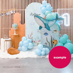 UNDER THE SEA PARTY doppio da terra | Festa a tema | Backdrop compleanno - Peekaboo