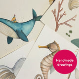 UNDER THE SEA PARTY doppio da terra | Festa a tema | Backdrop compleanno - Peekaboo
