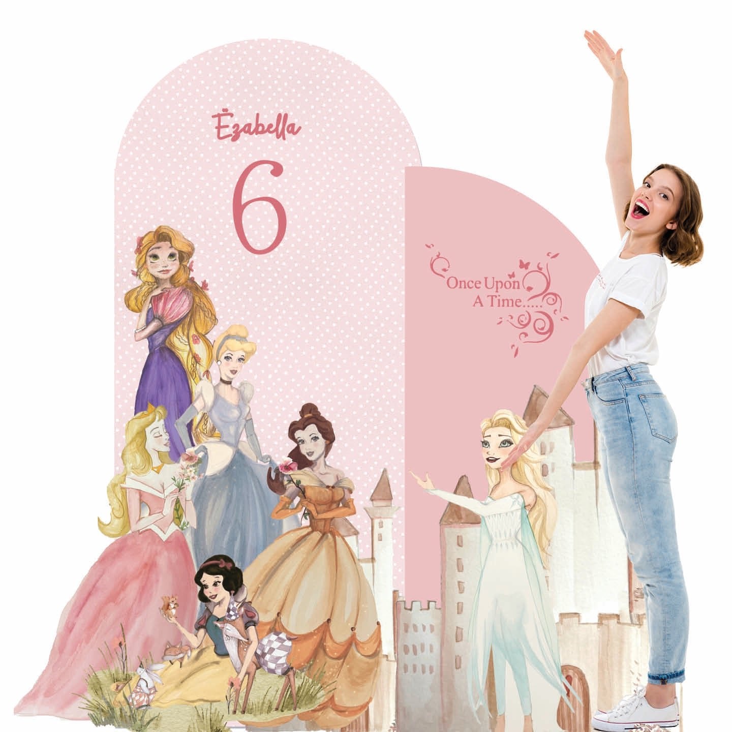Disney PRINCESS PARTY doppio da terra | Decorazione festa di compleanno - Peekaboo